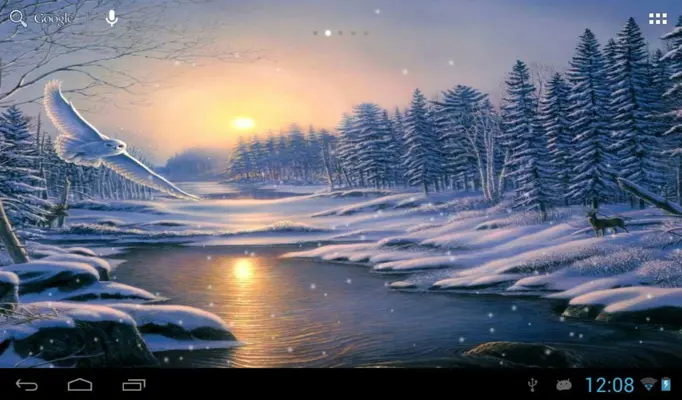 Winter Snow Live Wallpaper android App screenshot 2