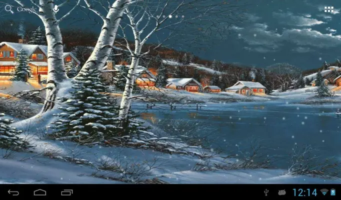 Winter Snow Live Wallpaper android App screenshot 3